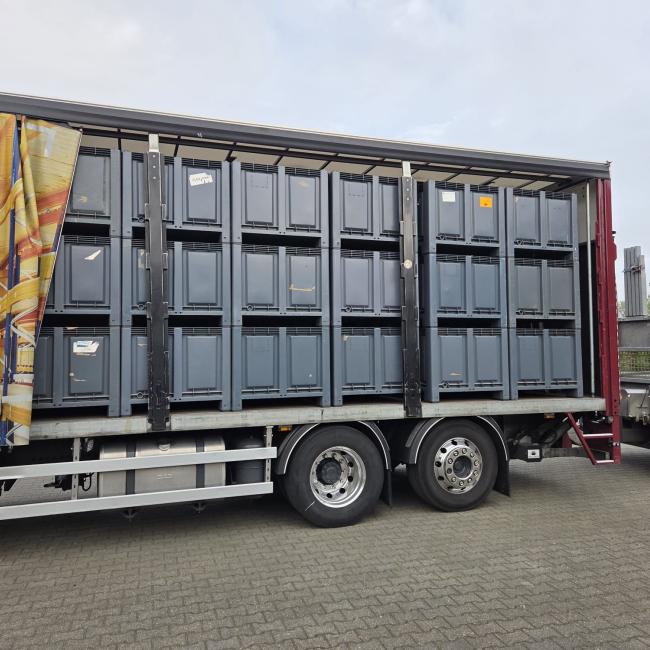 Kunststof waterdichte palletbox