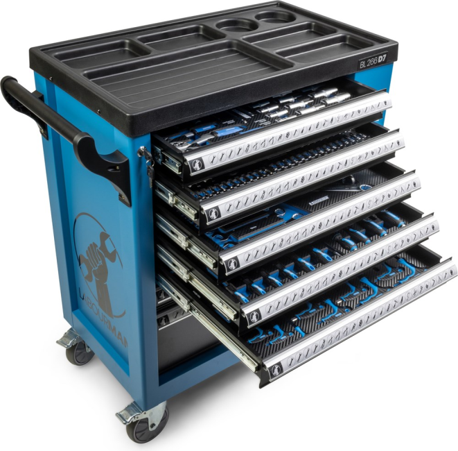 GEREEDSCHAPWAGEN 266-Delig