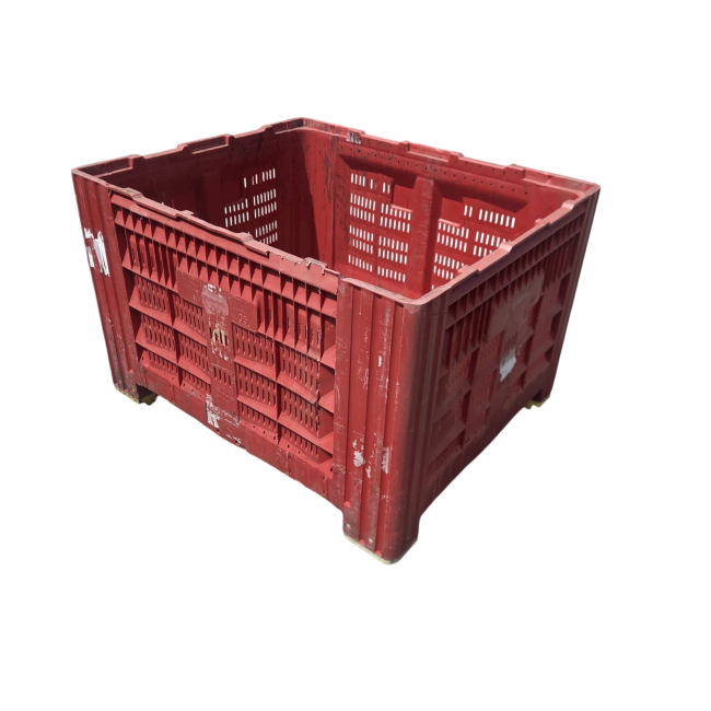 Geperforeerde palletbox 120x100x77cm rood
