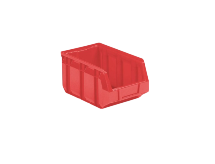 EN magazijnbak 237x144x123mm Nr. 3 rood