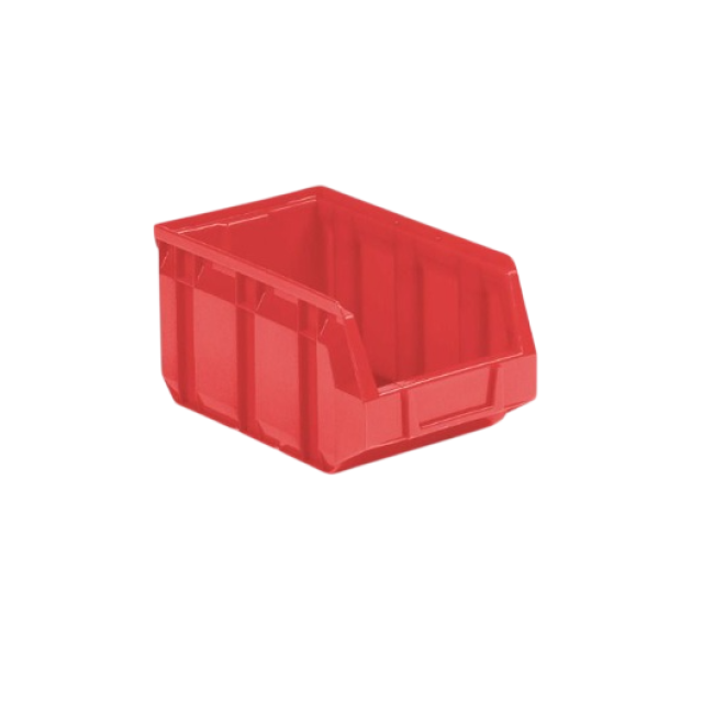EN magazijnbak 237x144x123mm Nr. 3 rood