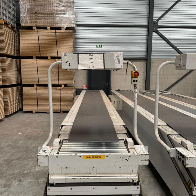 Caljan telescopische transportband