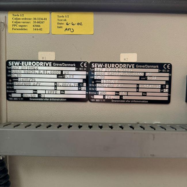 Caljan telescopische transportband