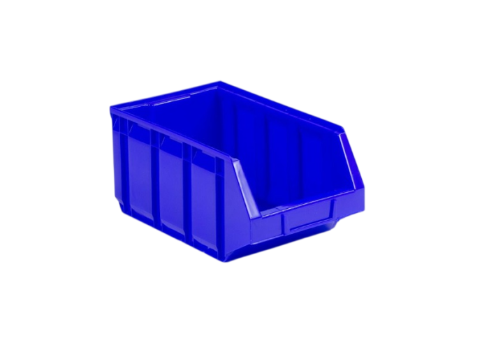 EN Magazijnbak 345x205x164mm Nr. 4 blauw