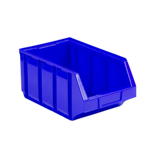 EN Magazijnbak 345x205x164mm Nr. 4 blauw