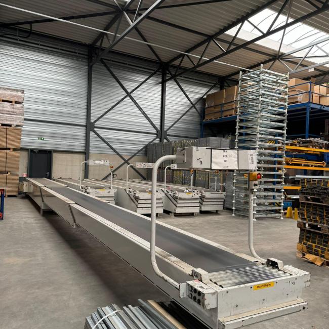 Caljan telescopische transportband