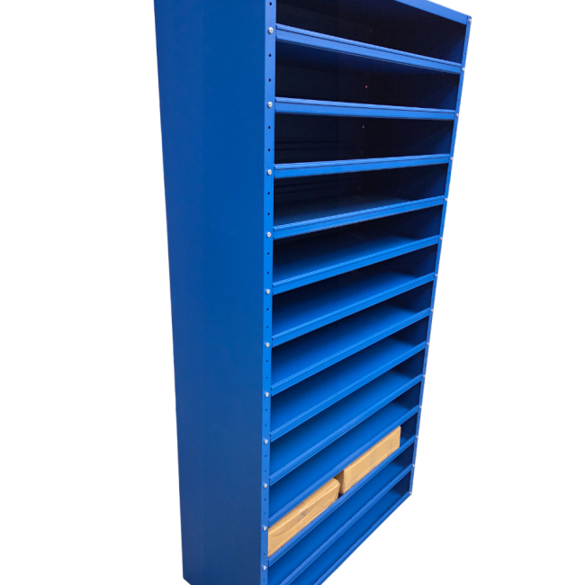 HC VAKKENKASTEN NIEUW BLAUW 200x100x40CM