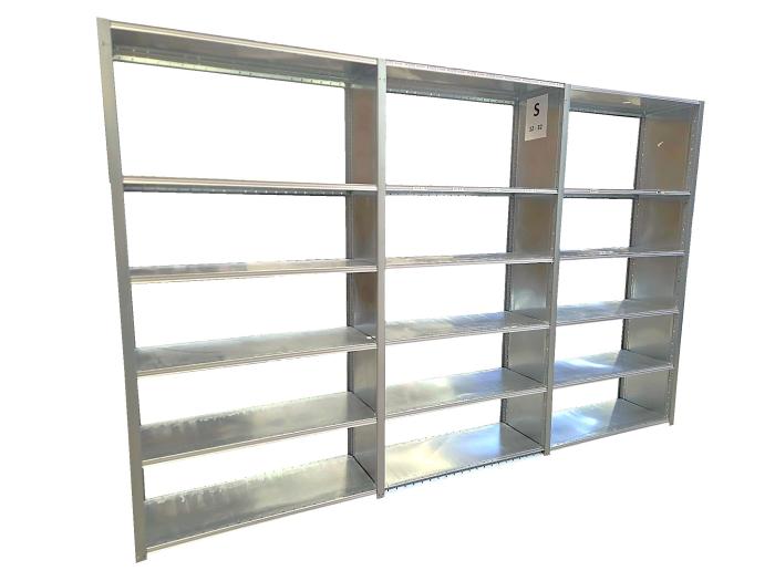 Dexion legbordstelling 250x395x50cm HxBxD (startset)