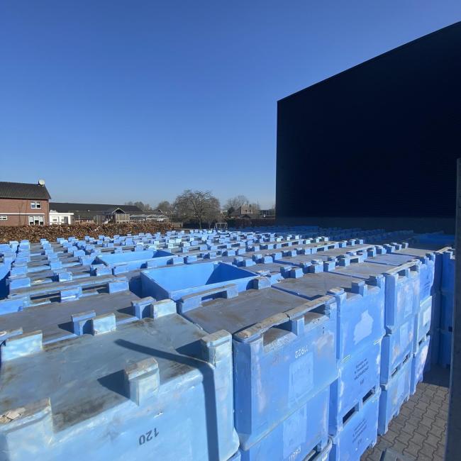 Geisoleerde palletbox / tubs 120x100x77cm