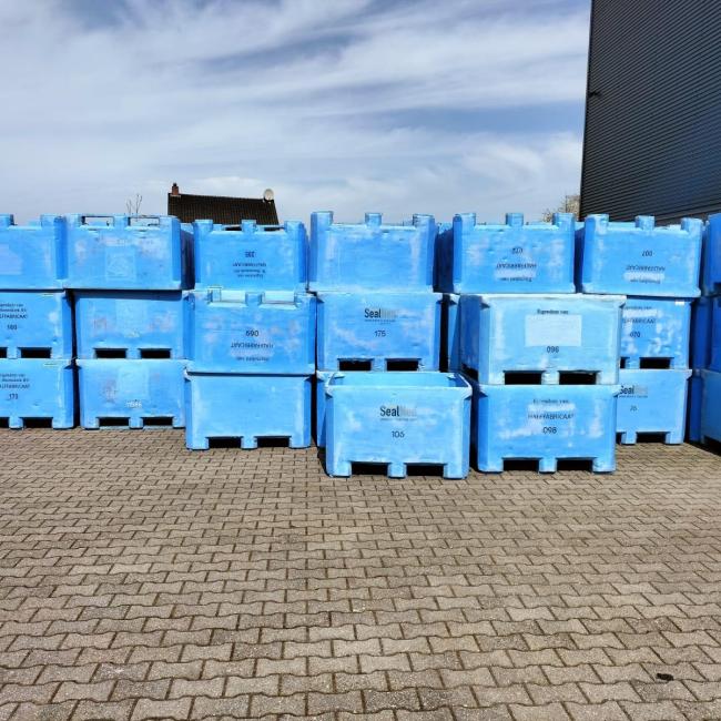 Geisoleerde palletbox / tubs 120x100x77cm