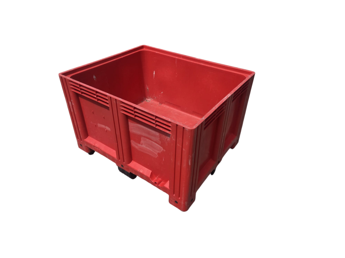 Palletbox 120x100x76cm rood