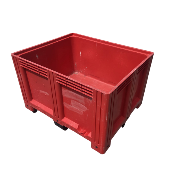 Palletbox 120x100x76cm rood