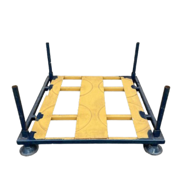 Stapelbok 133x133cm, incl. buizen