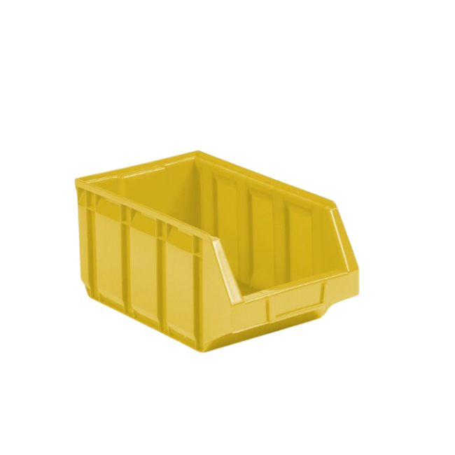 EN Magazijnbak 345x205x164mm Nr. 4 geel