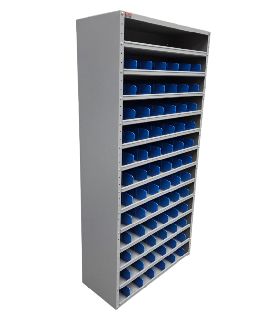 HC VAKKENKASTEN NIEUW GRIJS 200x100x40CM