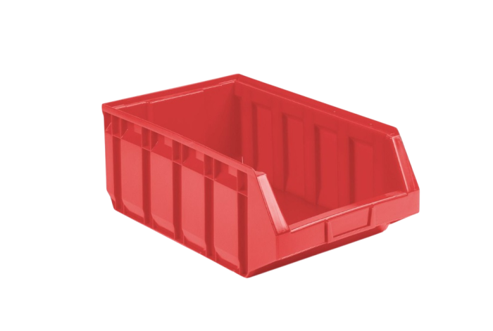EN Magazijnbak 485x298x189mm Nr. 5 rood