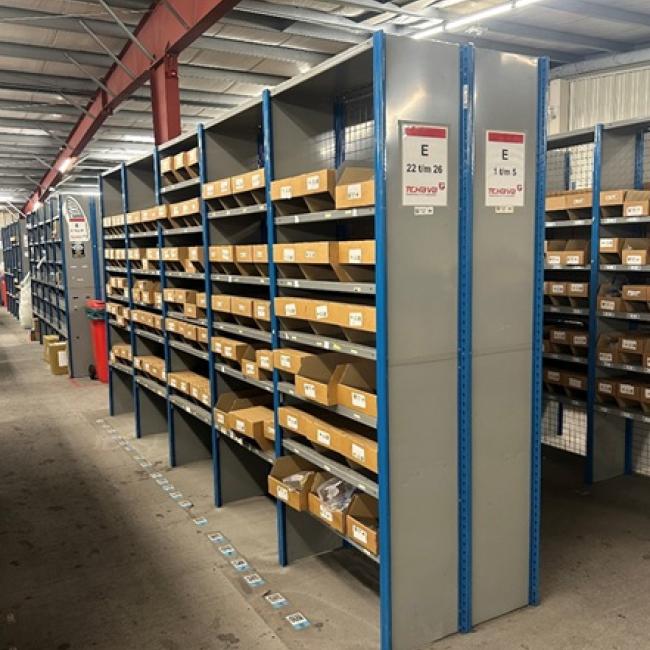 Dexion legbordstelling 244x305x40cm (startset)