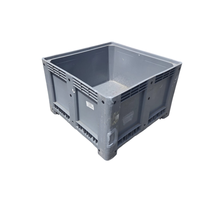 Palletbox 113x113x76cm grijs